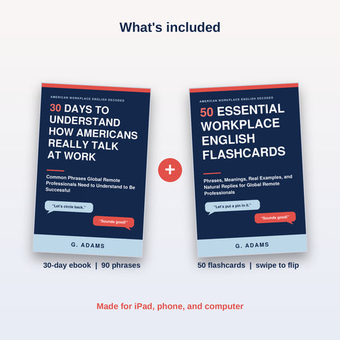 American Workplace Phrase Flashcards