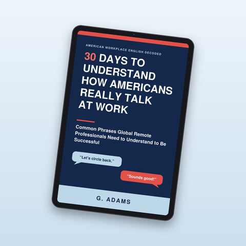 American Workplace Phrase Flashcards